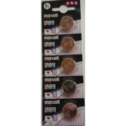 Maxell CR2032 5 piles...