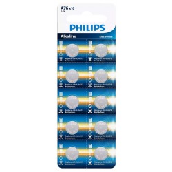 Blister de 10 PHILIPS LR44