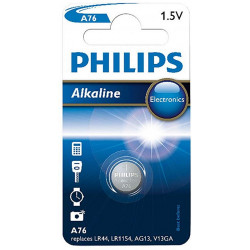 Philips  LR44 -A76 Blister...