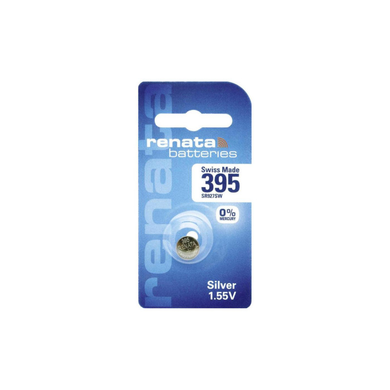 Renata 395 Knopfzellen-Batterie – 1.55V, Für Armbanduhren, Taschenrechner & Kleingeräte