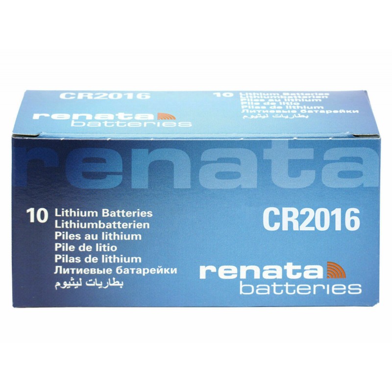 Pffrance SARL Renata CR2016 3V au lithium PACK DE 10 PILES