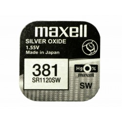 Maxell 381 SR1120SW Silver...
