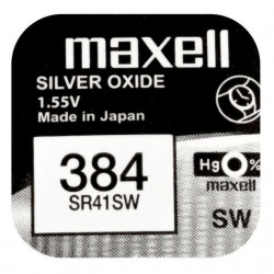 Maxell 384 SR41SW Silver...