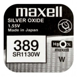 Maxell 389 SR1130W Silver...