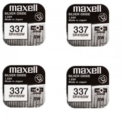 4 piles Maxell  337 SR416SW