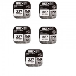 5 piles Maxell  337 SR416SW