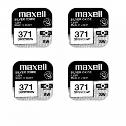 4 piles Maxell 371 SR920SW