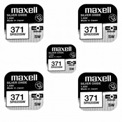 5 piles Maxell 371 SR920SW