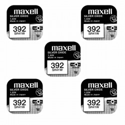 5 Piles Maxell 392 SR41W