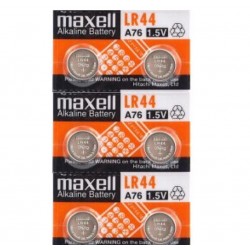 6 piles Maxell LR44 -AG13