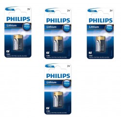 4 piles Philips CR2 lithium...