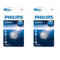 2 Piles Philips CR1616