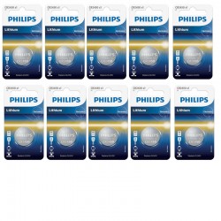 10 piles Philips CR2450