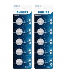 2 X Philips CR2025 blister...