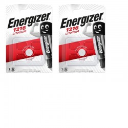 2 piles Energizer CR1216
