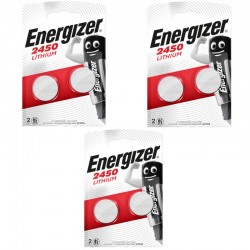 6 Piles Energizer CR2450
