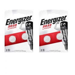 4 piles Energizer CR2032