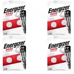 8 piles Energizer CR2032