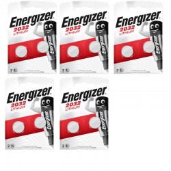 10 piles Energizer CR2032