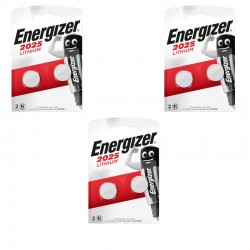 6 piles Energizer CR2025