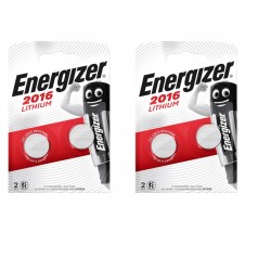 4 piles  Energizer CR2016