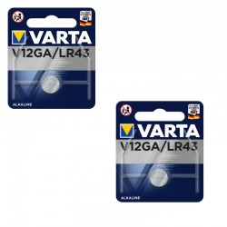 2 piles Varta V12GA LR43