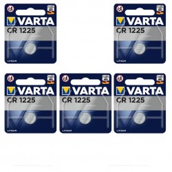 5 piles Varta CR1225