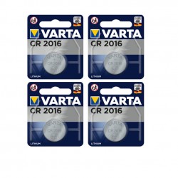 4 piles Varta CR2016