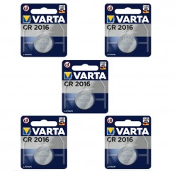 5 piles Varta CR2016