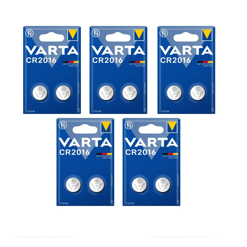 Pfrance SARL 10 piles Varta CR 2016 3V au lithium