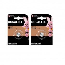 2 piles Duracell CR1616