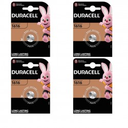 4 piles Duracell CR1616