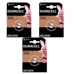 3 piles Duracell CR1620