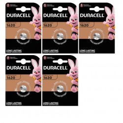 5 piles Duracell CR1620