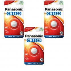 3 piles Panasonic CR1620