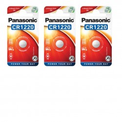 3 piles Panasonic CR1220