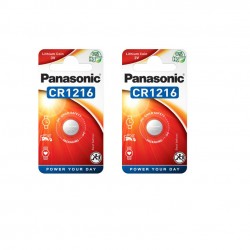 2 piles  Panasonic CR1216