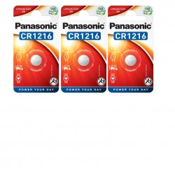 3 piles  Panasonic CR1216