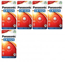 5 piles Panasonic CR1025