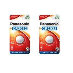 2 piles Panasonic CR2032