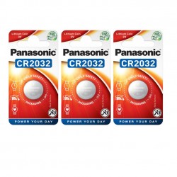 3 piles Panasonic CR2032