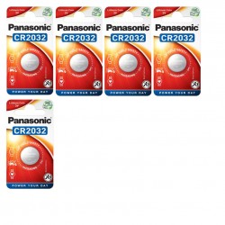 5 piles Panasonic CR2032