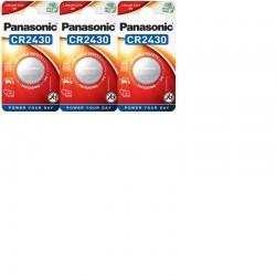 3 piles Panasonic CR2430