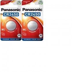 2 piles Panasonic CR2450