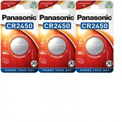 3 piles Panasonic CR2450