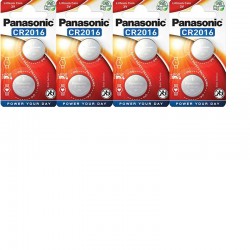 8 piles Panasonic CR2016