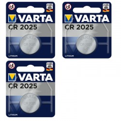 3 piles Varta CR2025