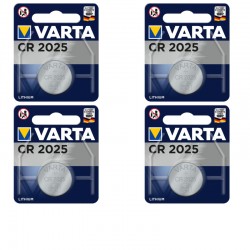 4 piles Varta CR2025