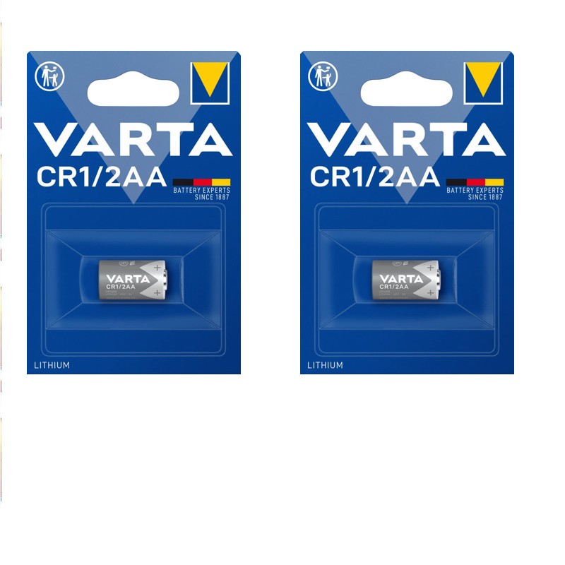 5 piles Varta 46708 CR1/2AA / 1/2 AA (Mignon) (6127) - Pile lithium-dioxyde  de manganèse 3 V