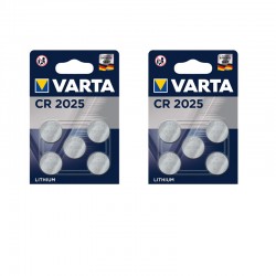 Pack 10 piles boutons Varta...
